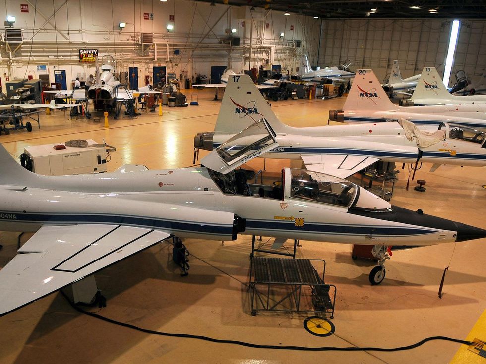 Ellington Field, hangar, jets, NASA
