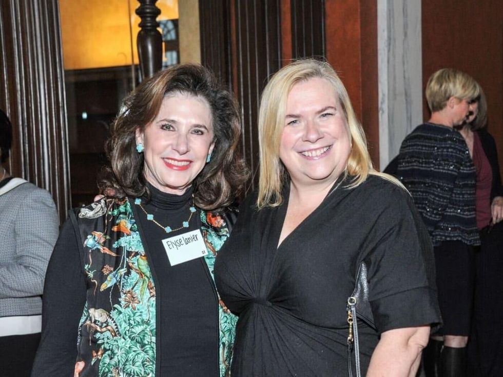 Elyse Lanier, Julie Mason, Hobby Center for Public Policy lunch