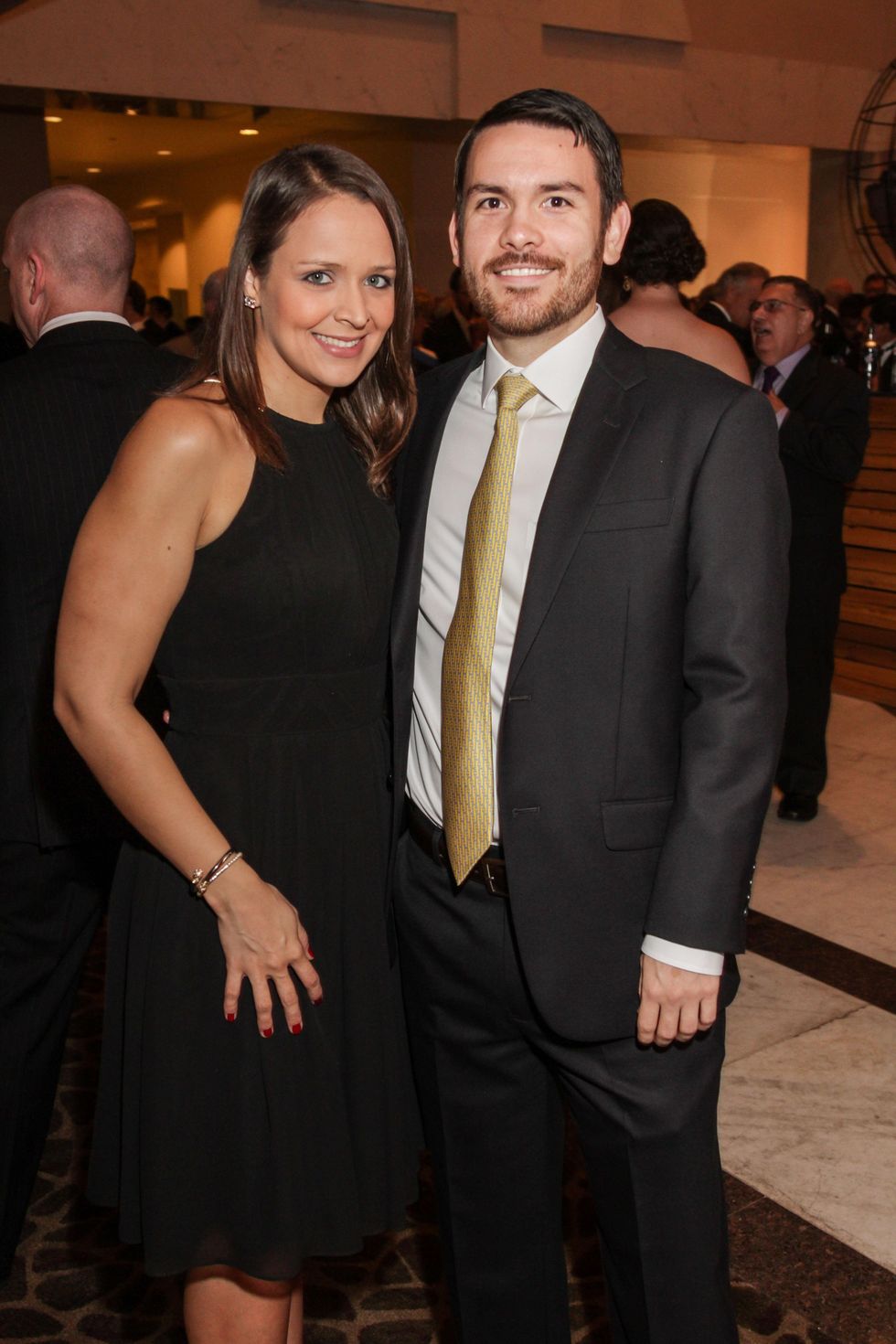 Elyse Powers and Jeff Rhodes at the Medical Bridges Gala September 2014