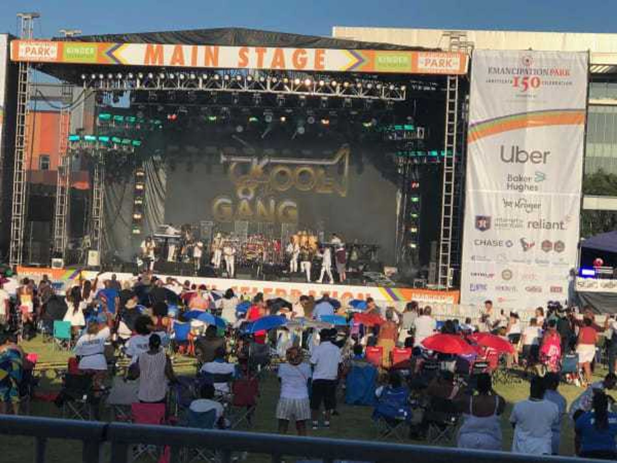 Emancipation Park stage