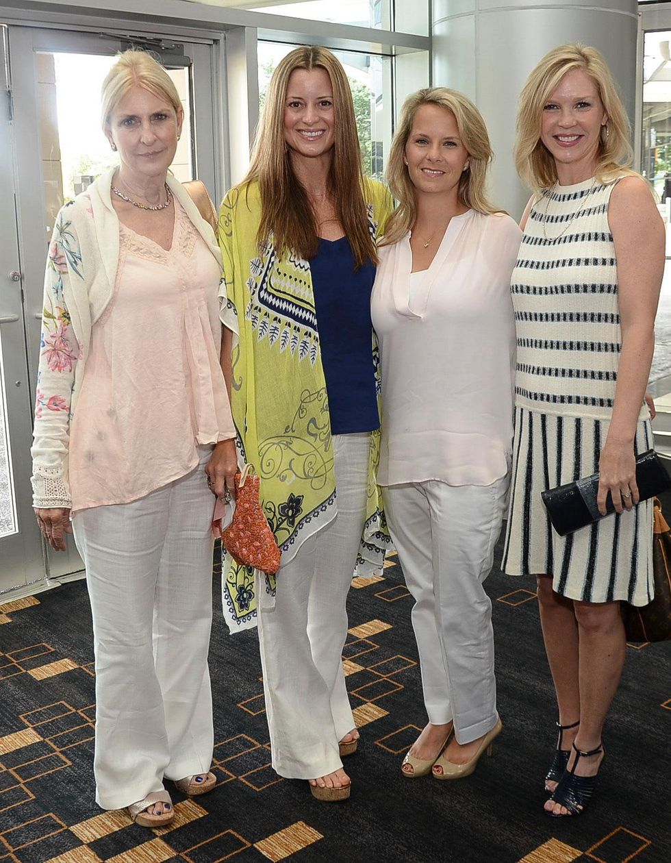 Emiliy Graybal, Leah Ashley, Laura Knauth and Ashley Szczpanski at Komen luncheon featuring Joan Rivers June 2014