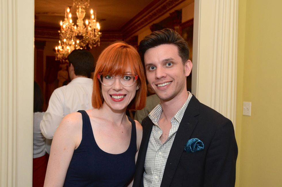 Emily and Judson Hermans at the Rienzi Punch Party October 2014