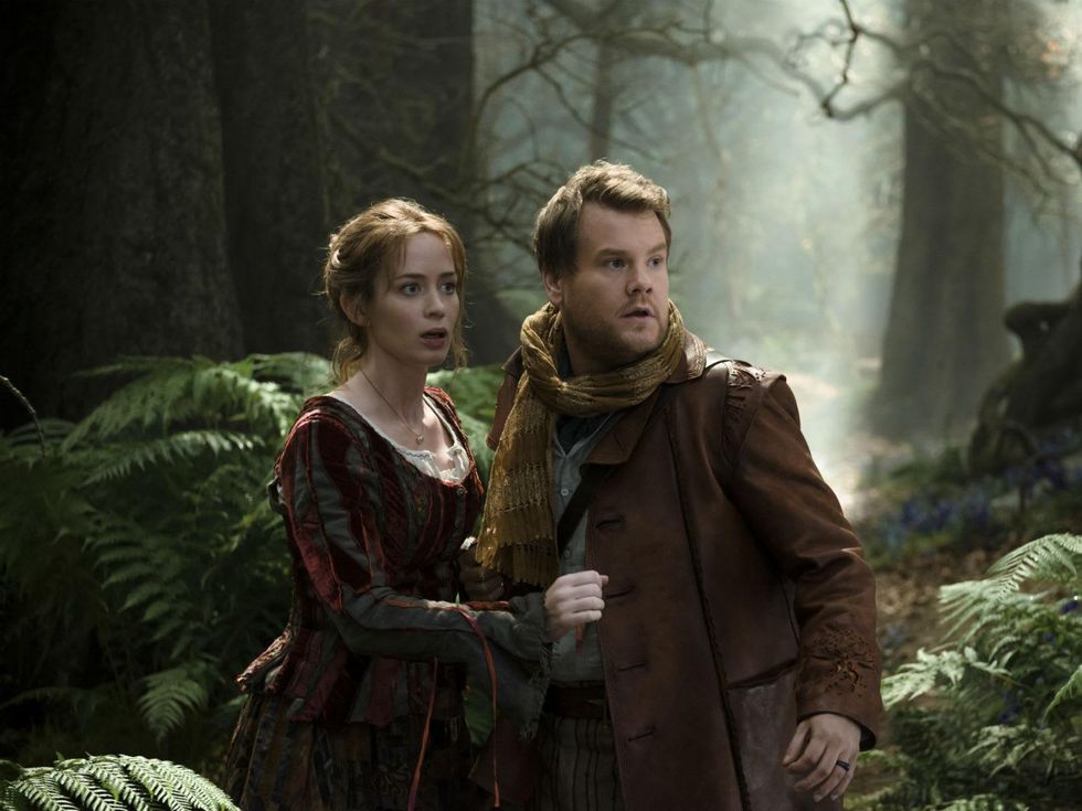 Emily Blunt and James Corden in Into the Woods