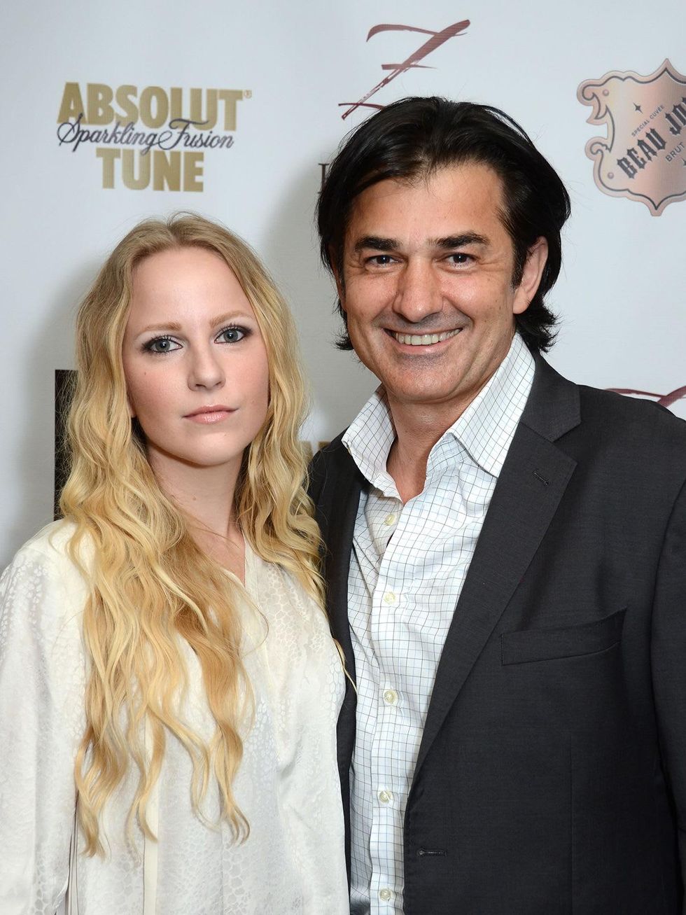 Emily Cotton and Philippe Schmit at the Fashion Houston Launch Party October 2013