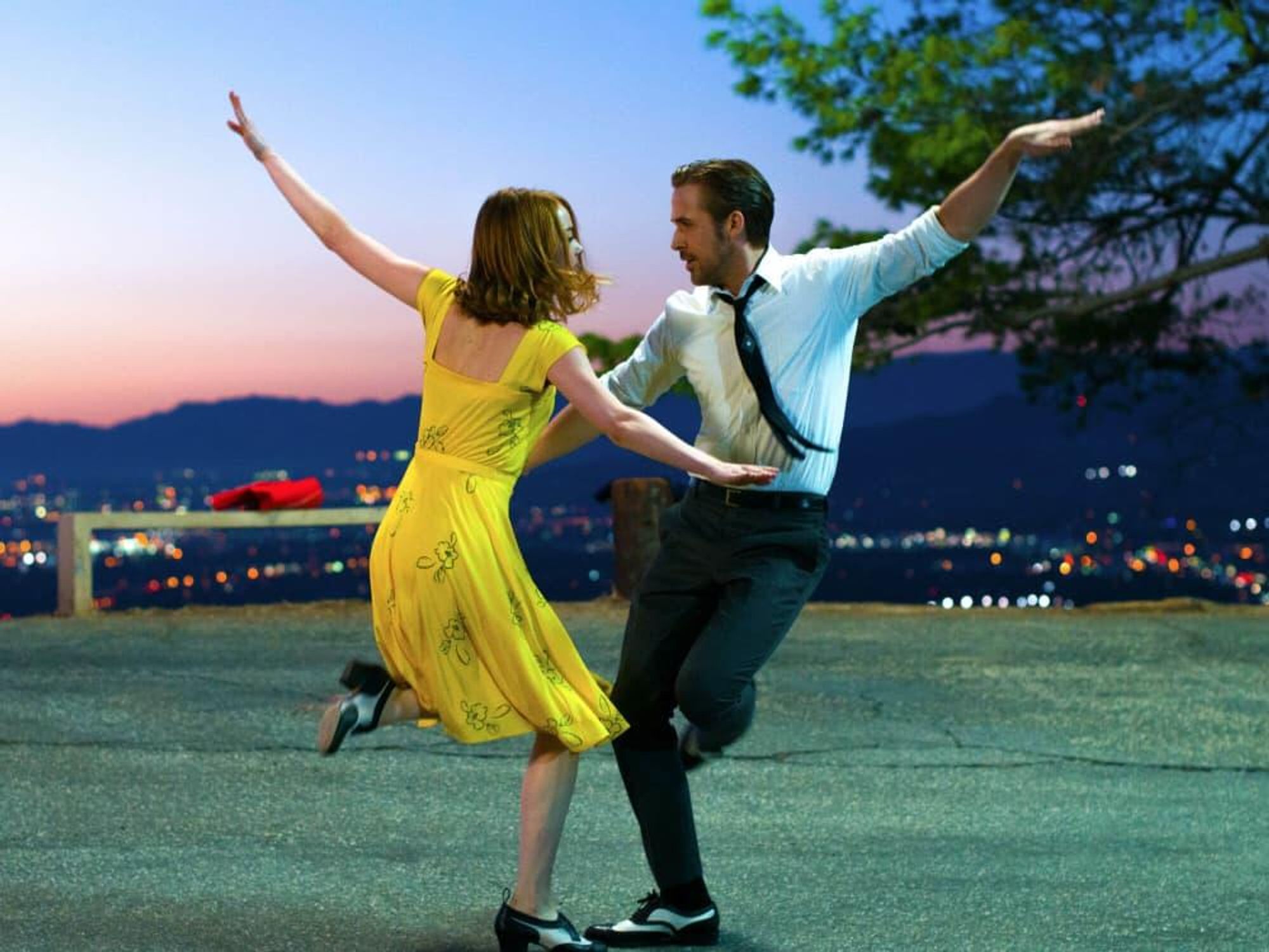 Emma Stone and Ryan Gosling in La La Land