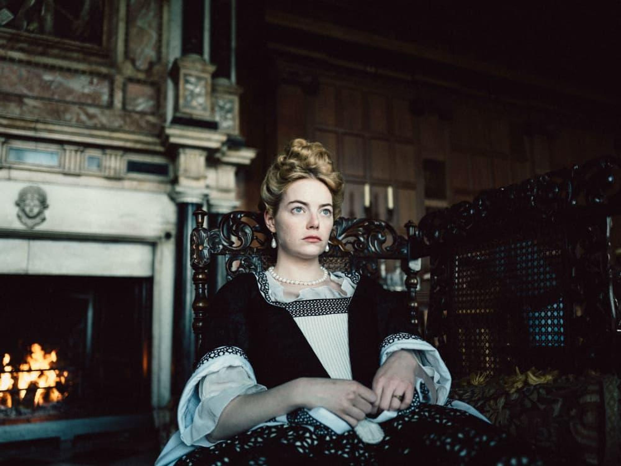 Emma Stone in The Favourite