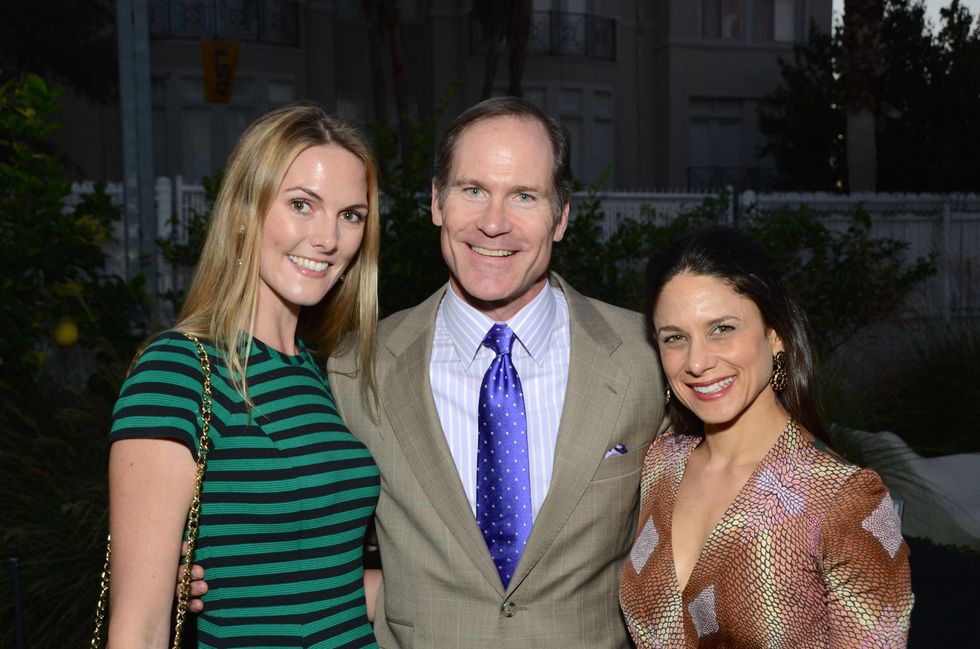 Emmelie Kopp, from left, Jamie Bell and Karen Farber at the Aurora Picture Show Awards dinner October 2014