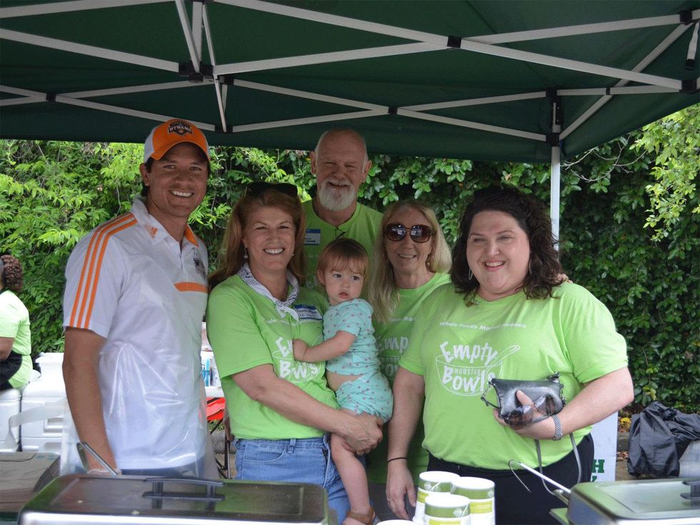 Empty Bowls event 2015 Brian Ching Dynamo 2