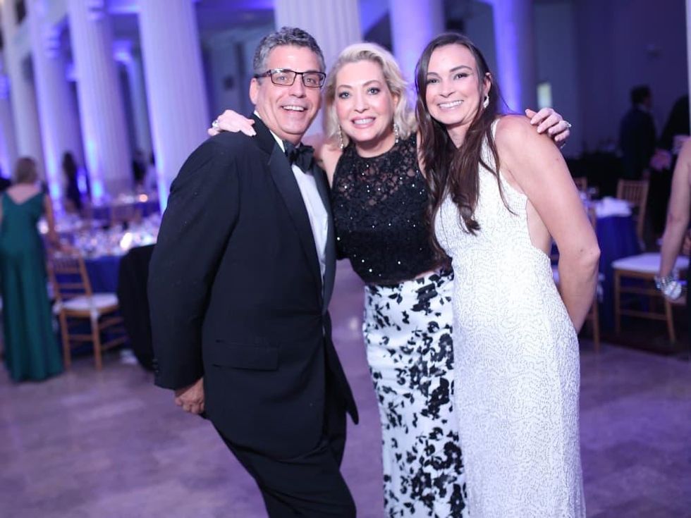 Enrique Salinas, Lily Salinas, Francesca Salinas at Denali Gala