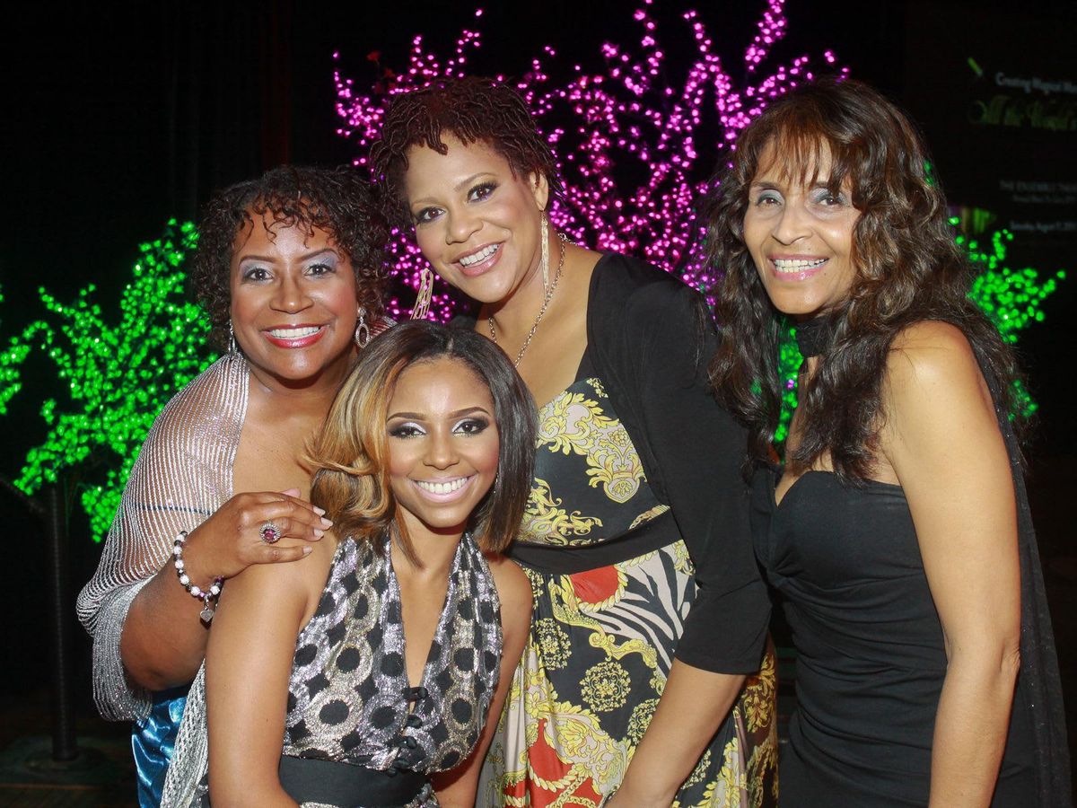 Eileen Morris, from left, Mykie Gray, Kim Coles and Janette Cosley at ...