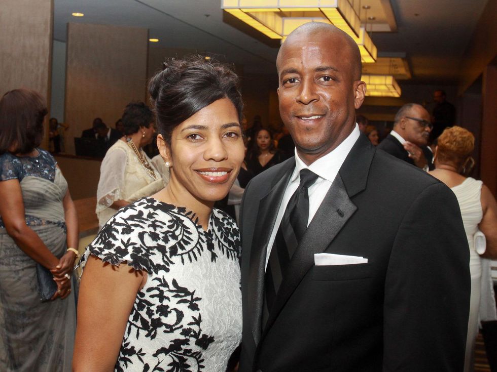 Ensemble Theater gala August 2013 Jacqueline Bostic and Art McElroy