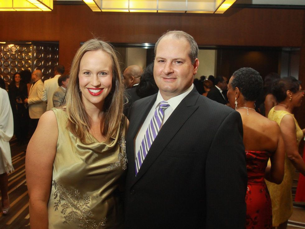 Ensemble Theater gala August 2013 Jordan Gibennus and Mark Gibennus