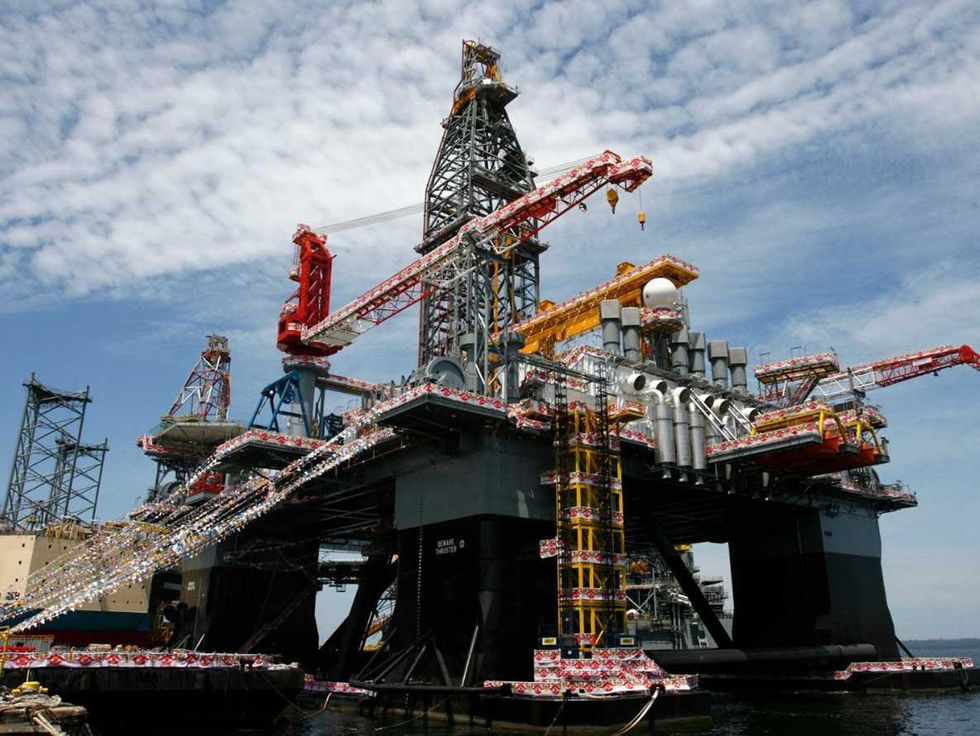 EOG Resources oil rig derrick