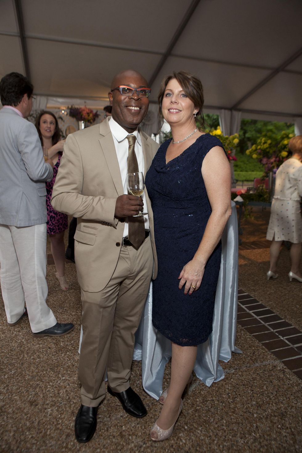 Eric and Claire Anyah at the Rienzi Spring Party April 2014