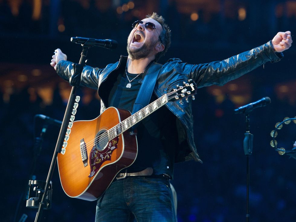 Eric Church at Houston Rodeo opening night March 3, 2015