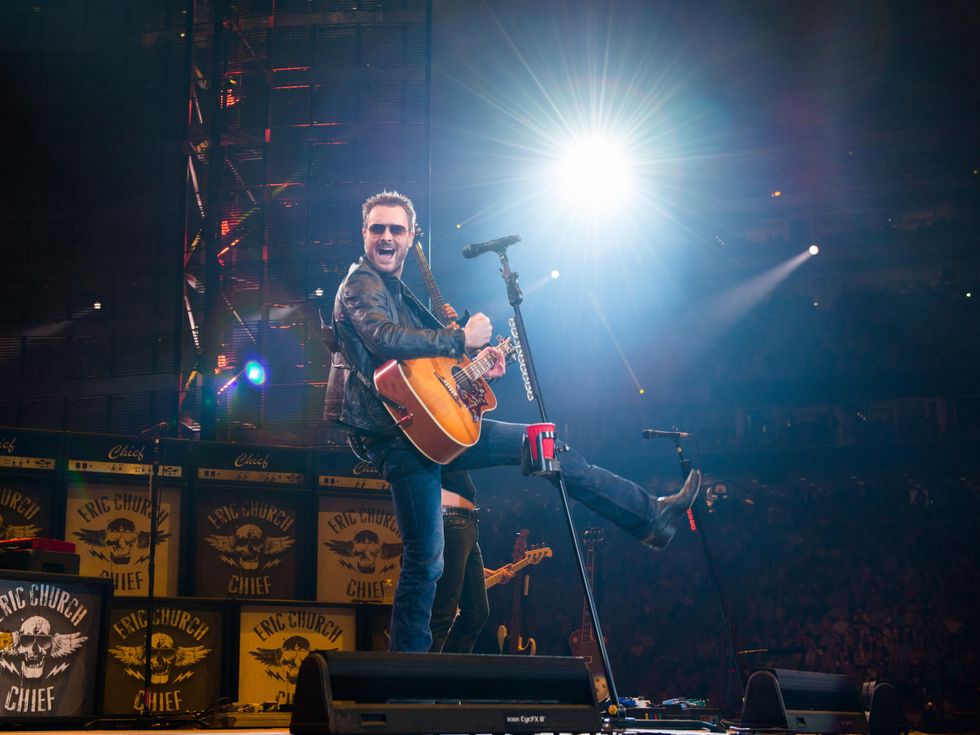 Eric Church at Houston Rodeo opening night March 3, 2015