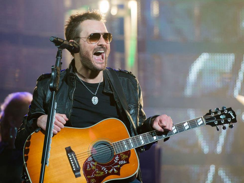 Ecstatic Eric Church is grateful for his freedom at rockin' Houston ...