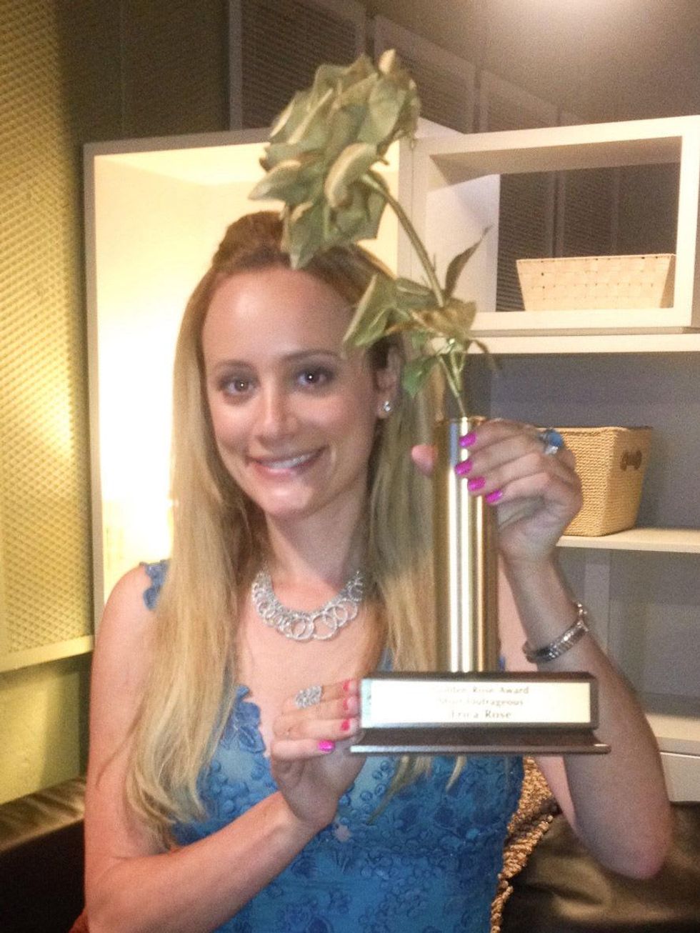 Erica Rose and award June 201