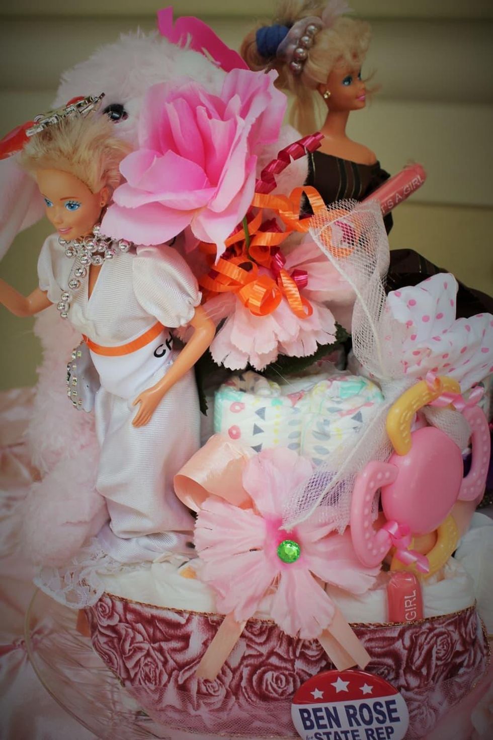 Erica Rose Baby Shower, June 2016, Barbies