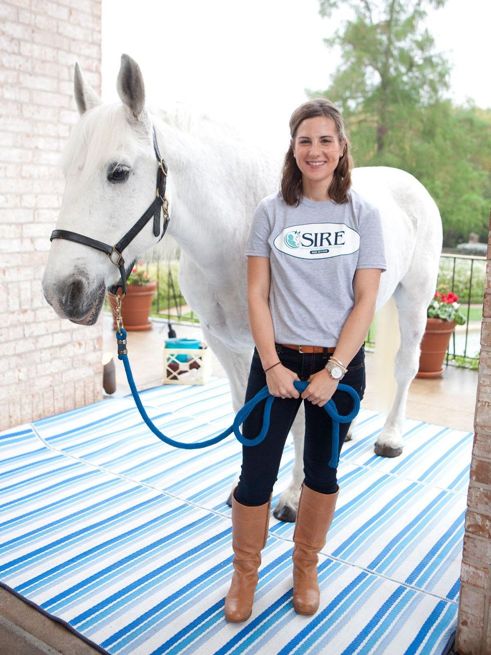 Erica Spivey at the SIRE Under the Stars event April 2014