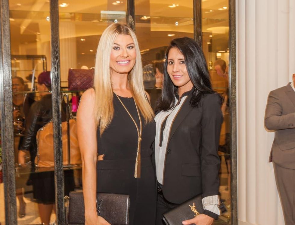 Erika Ballard, Marivel Hernandez at Heart of Fashion kickoff party
