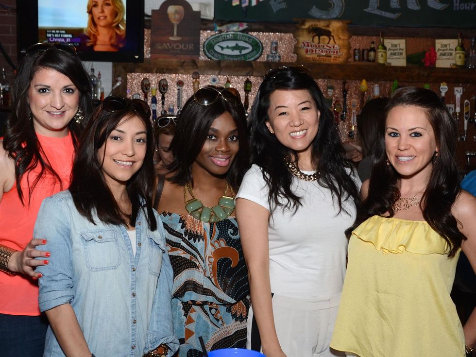 Erin Garza, from left, Jessica Strauss, Pamelia Brylski, Annie Shen and Melanie Mabry at the Women of Wardrobe Spring Fling March 2014