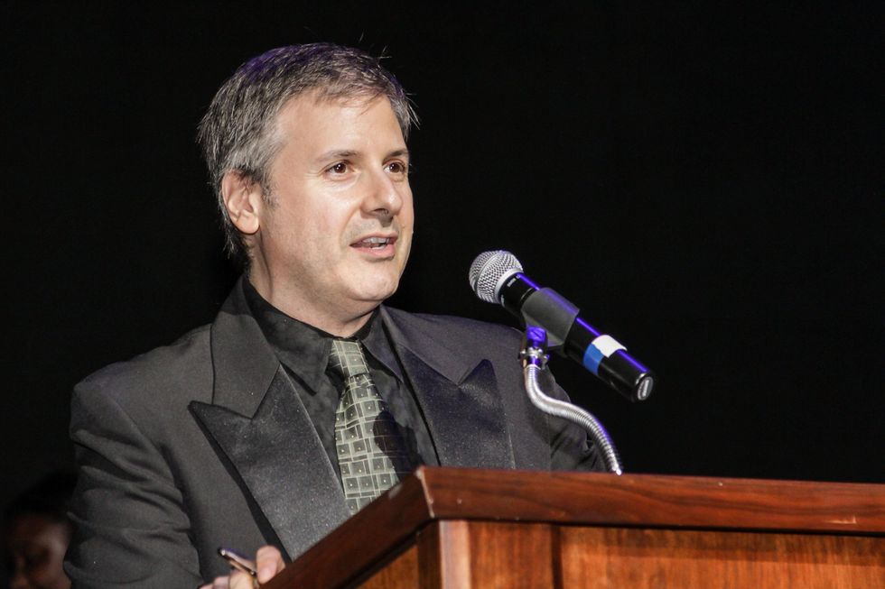 Ernie Manouse at the Bering Omega's Sing for Hope Event October 2014