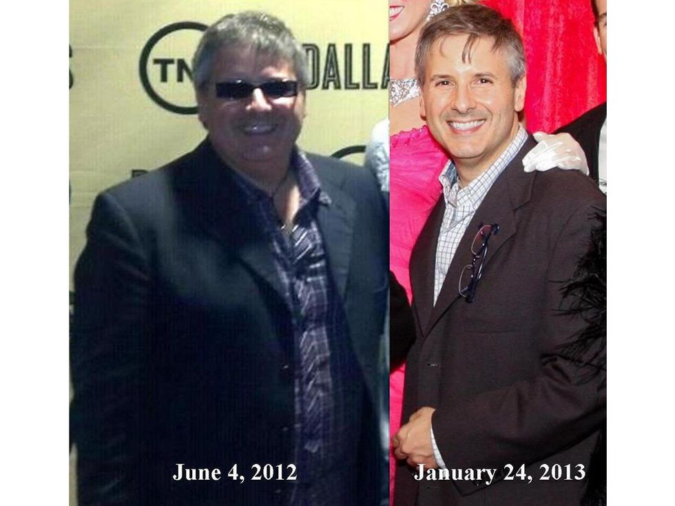 Ernie Manouse, before and after, weight loss, February 2013