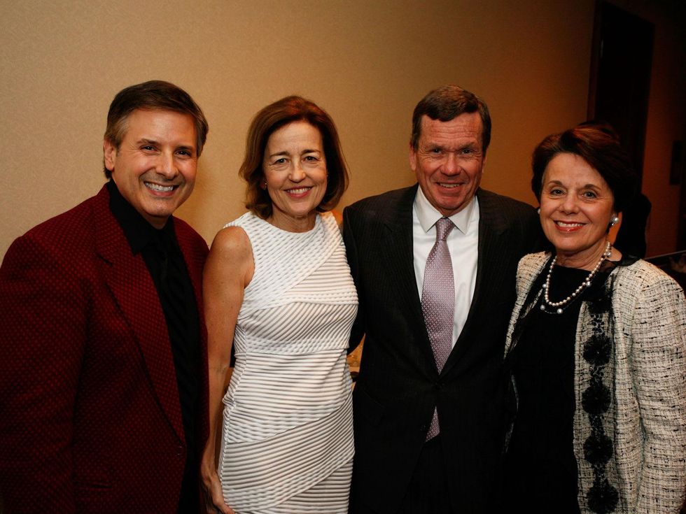 Ernie Manouse, from left, Andrea White and Richard Mithoff and Ginni Mithoff at Masterpiece Evening April 2014