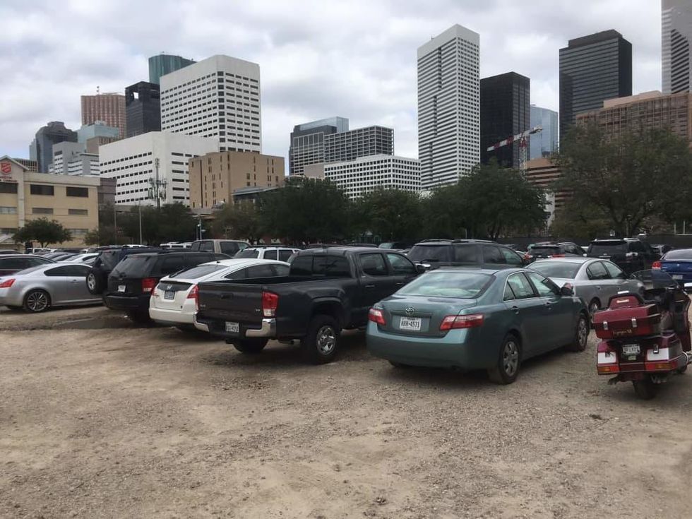 ESPN site for Super Bowl coverage in downtown Houston