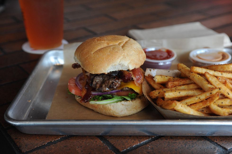 ET Craft Burgers October 2014 burger with fries