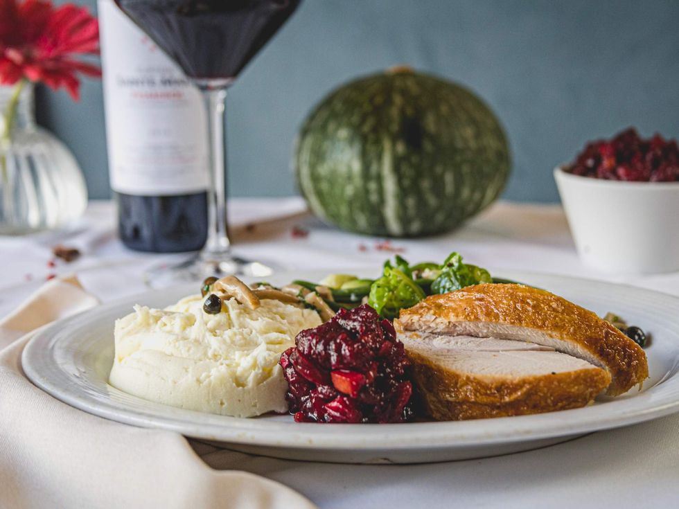 Etoile Thanksgiving plate