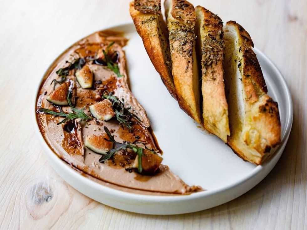 Eunice chicken liver mousse