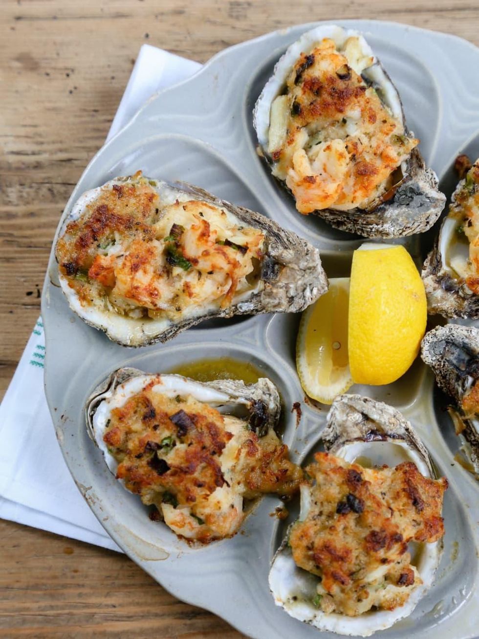 Eunice roasted oysters