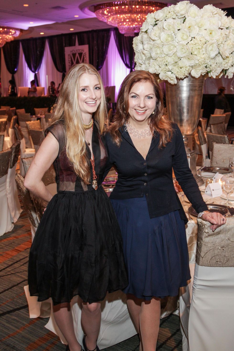 Evan Rottet, left, and Lauren Rottet at the Women's Chamber of Commerce Hall of Fame Gala December 2014
