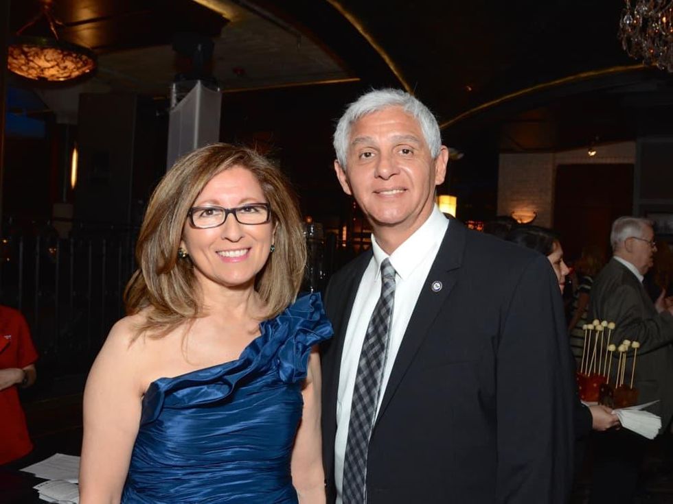 Evangelina Hammonds and Council Member Robert Gallegos at Stages Gala