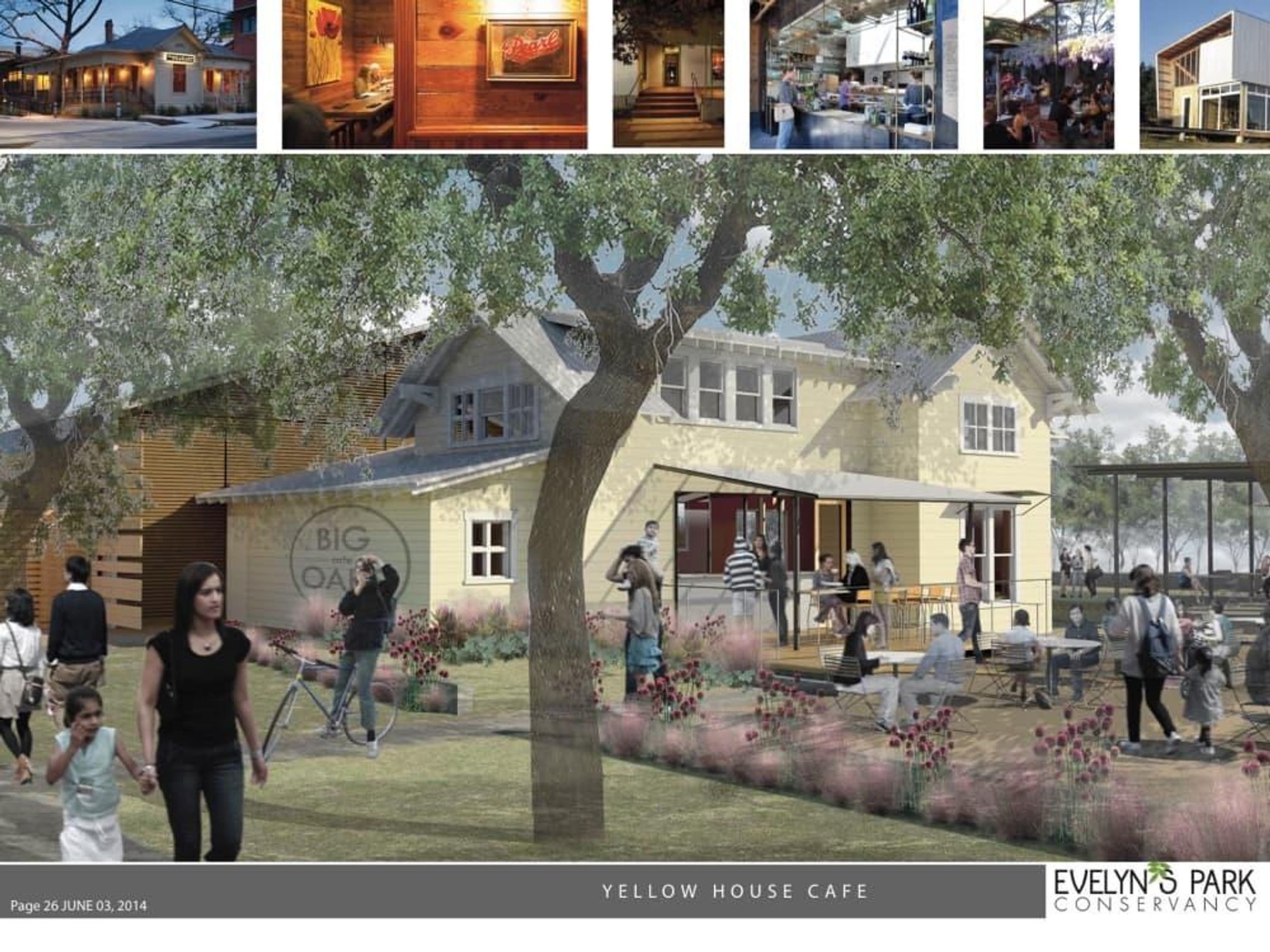 Evelyn Park Cafe rendering