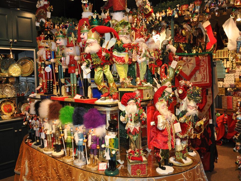 Events November 2013 nutcrackers Santas elves Christmas decorations