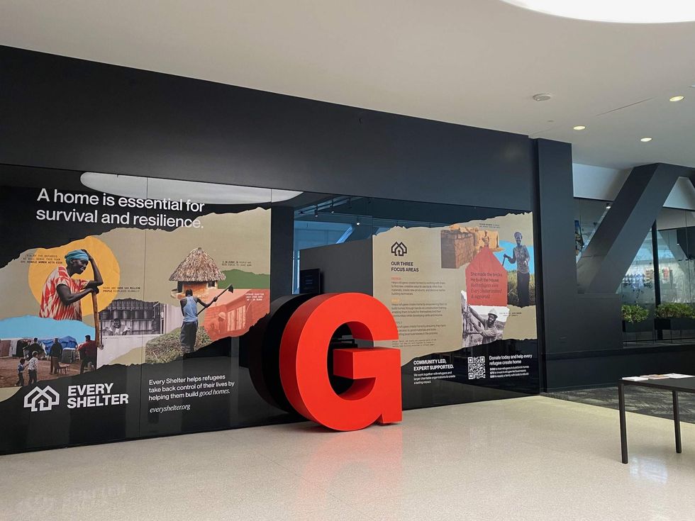 Every Shelter exhibit Gensler Houston