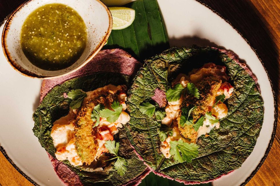 Exilio Latin Flair lobster tacos