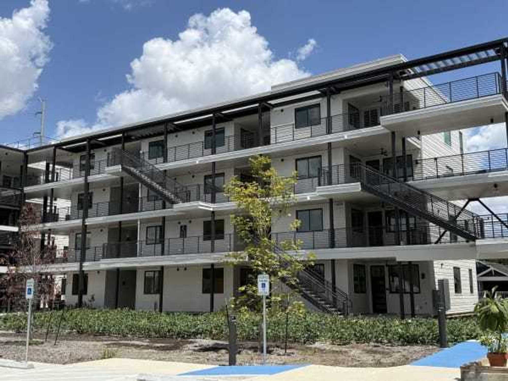 Exterior of CoHousing Houston
