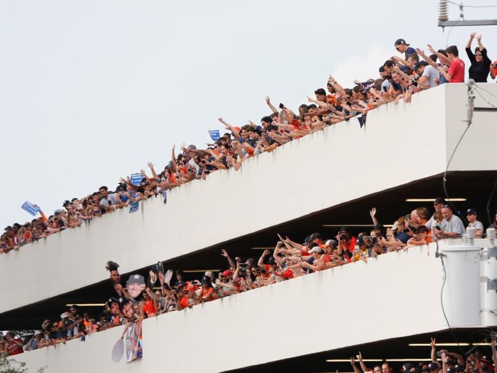 1 million reasons to love the Astros: Orange crush stirs up wild, wonderful  celebration at epic World Series parade - CultureMap Houston