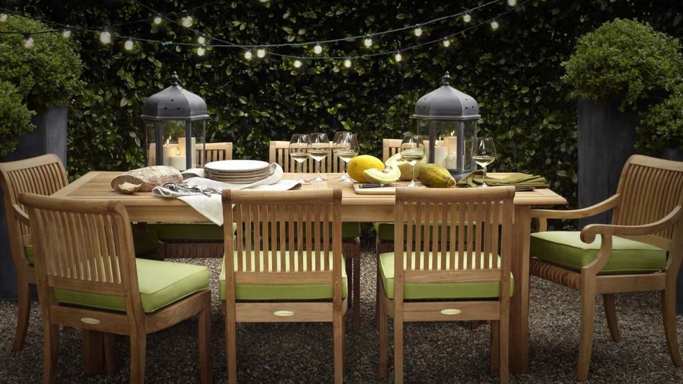 Spruce up your outdoor patio with color, a new type of garden and lighting that's in the mood