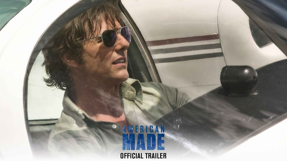 Tom Cruise can't decide if he wants to be a movie star or something more in American Made