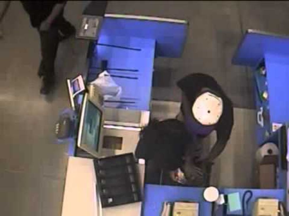 Walmart with Christmas trees up in September taken for thousands by robbers:Poetic justice?