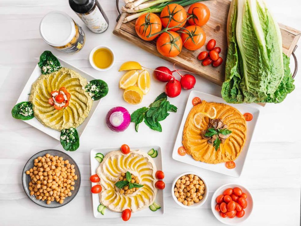 Fadi's Mediterranean Cuisine hummus spreads