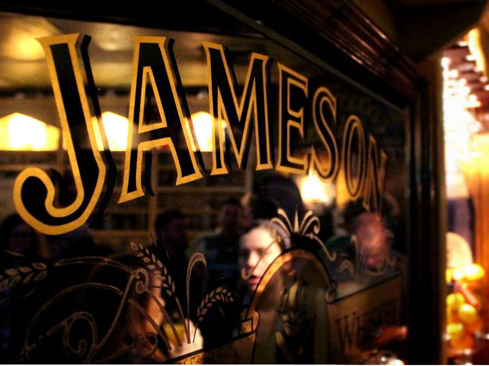 Fado Irish Pub_Jameson Whiskey Sign_March 2015