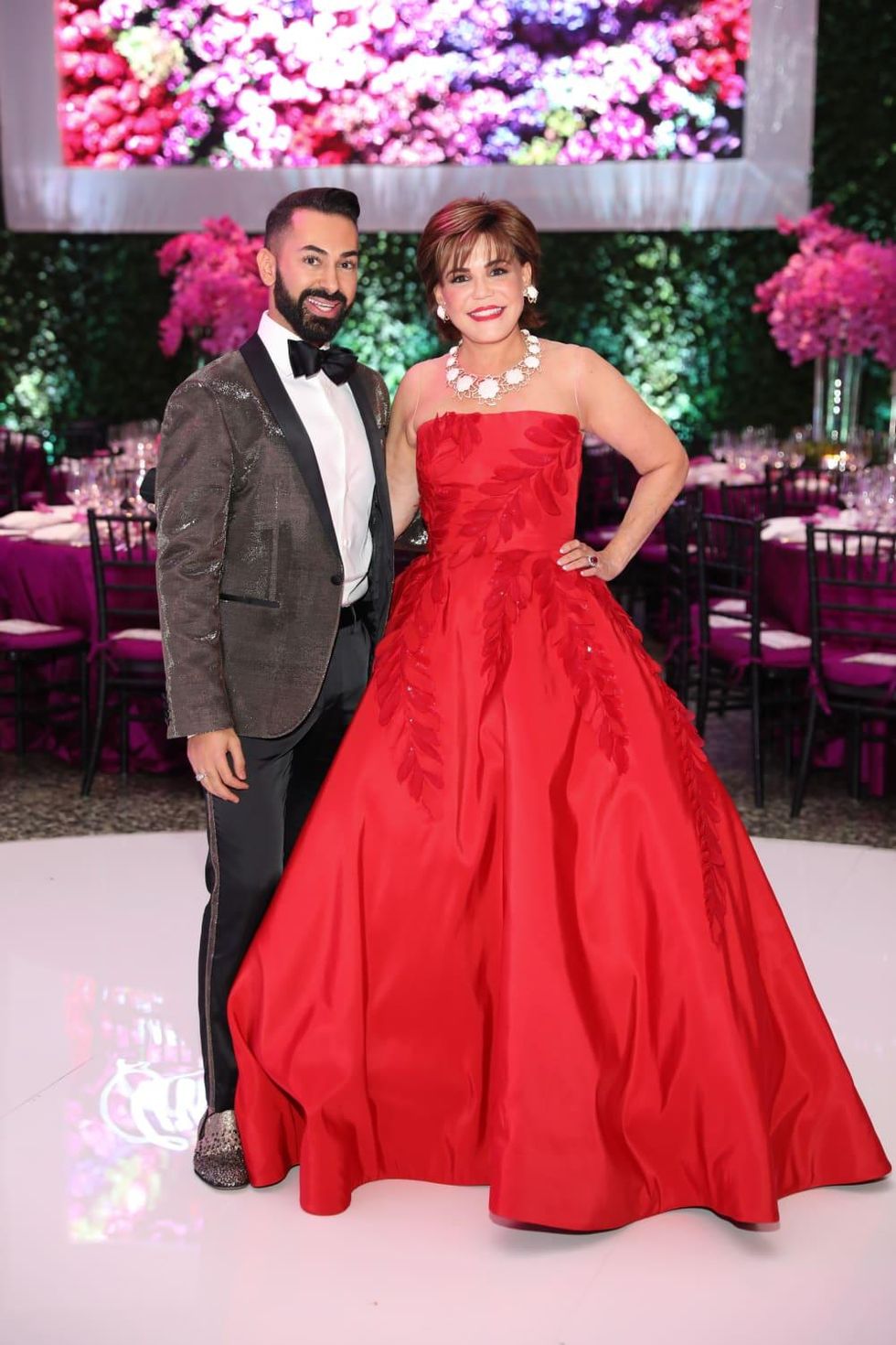 Fady Armanious and Hallie Vanderhider at MFAH Grand Gala Ball