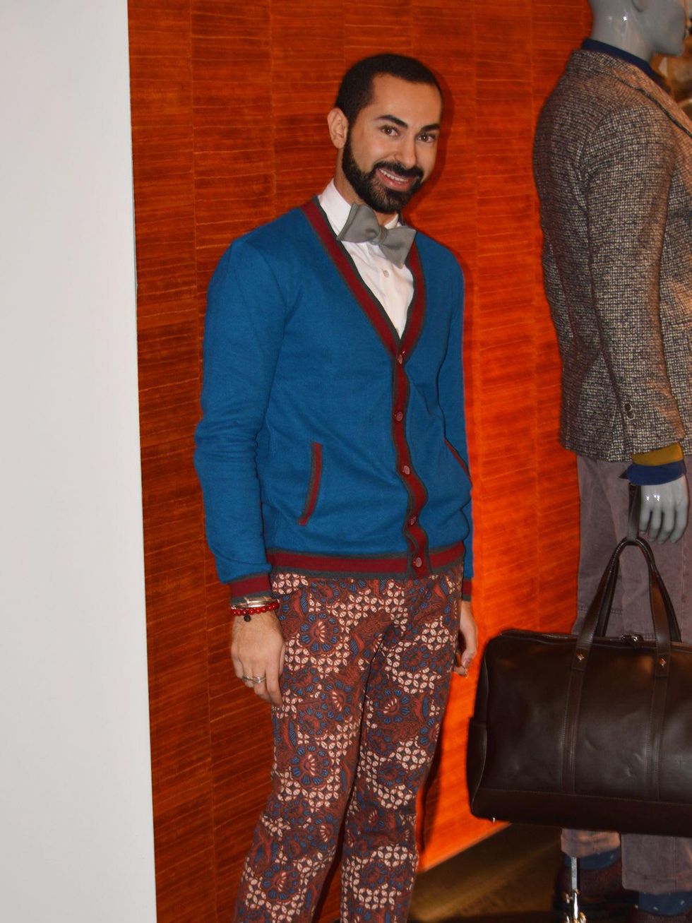 Fady Armanious at the Suitsupply Houston grand opening party December 2013