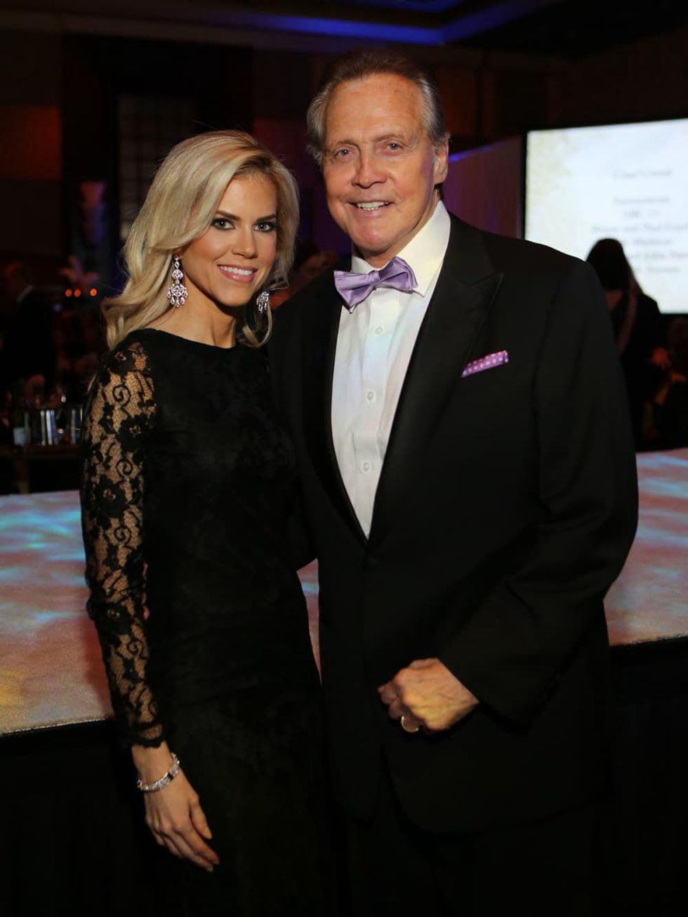 Faith and Lee Majors at the Winter Ball January 2014
